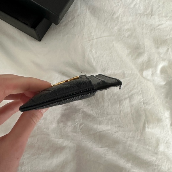 YSL Black and Gold Card Holder - Picture 8 of 8